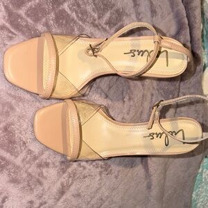 Lulu's Nude Strappy Heels